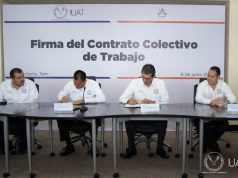 Firman UAT y sindicato académico contrato laboral 2019