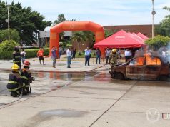 Realizan simulacro de incendio en la UAT Campus Tampico