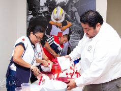 Recibe la Cruz Roja aportación de la UAT en la colecta 2019