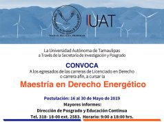 Invita UAT a cursar la Maestría en Derecho Energético