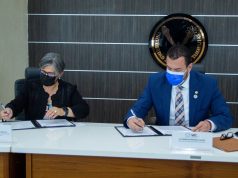 Preside Rector firma de convenio UAT-Comisión de Salud Fronteriza