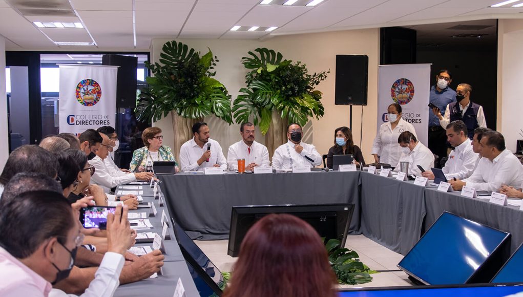Preside Rector reunión del Colegio de Directores en la FMVZ-UAT3