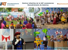 Centros infantiles de la UAT conmemoran aniversario del  descubrimiento de América