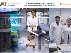 Estudiante de la UAT diseña prototipo para tratar agua residual de  uso doméstico