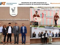 Estudiantes de la UAT presentarán en Inglaterra un proyecto de innovación tecnológica