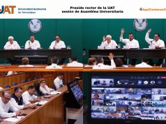 Preside rector de la UAT trabajos de la Asamblea Universitaria