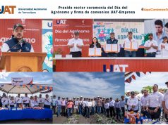Preside rector ceremonia del Día del Agrónomo y firma de convenios UAT-Empresa