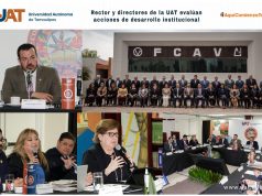 Rector y directores de la UAT evalúan acciones de desarrollo institucional