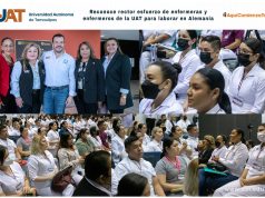 Reconoce rector esfuerzo de enfermeras y enfermeros de la UAT para laborar en Alemania