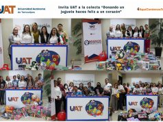 Invita UAT a la colecta “Donando un juguete haces feliz a un corazón”