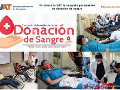 Promueve la UAT campaña permanente de donación de sangre