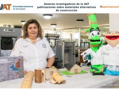 Generan investigadores de la UAT publicaciones sobre materiales alternativos de construcción