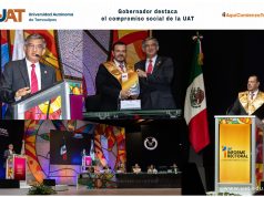 Gobernador destaca el compromiso social de la UAT