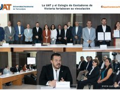 La UAT y el Colegio de Contadores de Victoria firman convenio de colaboración