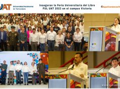 Inauguran la Feria Universitaria del Libro FUL UAT 2023 en Victoria