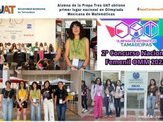 Alumna de la UAT obtiene medalla de oro en concurso nacional de la Olimpiada Mexicana de Matemáticas