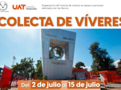 Organiza la UAT colecta de víveres en apoyo a personas afectadas por las lluvias