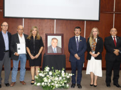 Rinden homenaje póstumo al Ing. Candelario Quiroga, exrector de la UAT