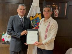 Entrega gobernador nombramiento a nuevo secretario de Seguridad de Tamaulipas