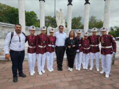 Obtiene la UAT segundo lugar nacional en competencia de escoltas y bandas de guerra