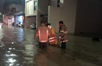 Atiende Protección Civil afectaciones por intensa lluvia